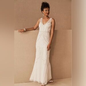 BHLDN White Boheur Wedding Dress